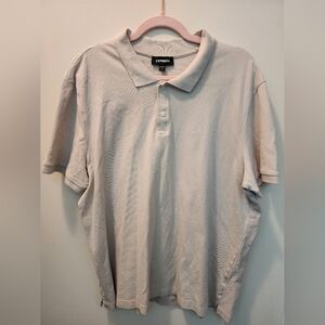 Express Men's Polo Shirt - Light Beige